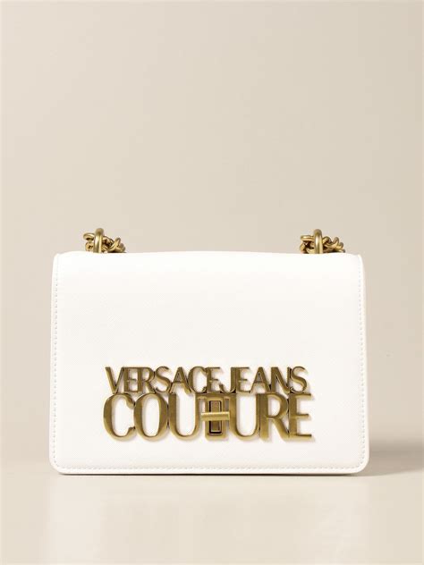 versace jeans couture t shirt white|versace jeans couture crossbody bag.